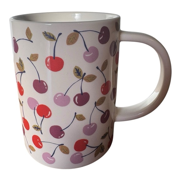 Target Other - Target Room Essentials 🍒 Cherries Coffee Mug 🍒 Fruit Pattern Tea Lover Gift